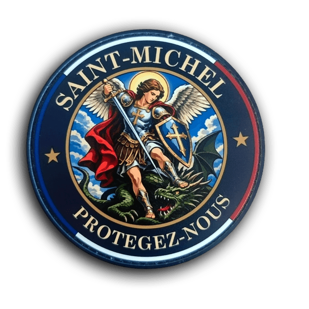 Écusson PVC/Impression UV Saint - Michel - FoxInnov